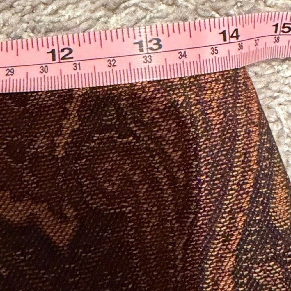 Pursuits Ltd Paisley Maxi Skirt – Women's Size 6, Slit & Zip Closure, Boho Print - Picture 9 of 10